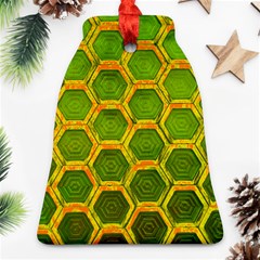 Hexagon Windows Bell Ornament (two Sides) by essentialimage365