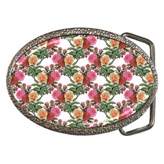 Flowers Pattern Belt Buckles by goljakoff