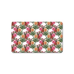 Flowers Pattern Magnet (name Card) by goljakoff