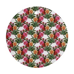 Flowers Pattern Round Ornament (two Sides) by goljakoff