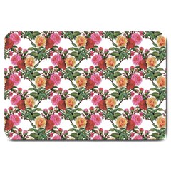 Flowers Pattern Large Doormat  by goljakoff