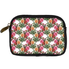 Flowers Pattern Digital Camera Leather Case by goljakoff