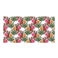 Flowers Pattern Satin Wrap by goljakoff