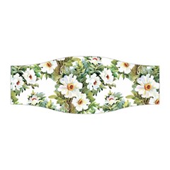 White Flowers Stretchable Headband by goljakoff