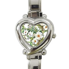 ?hamomile Heart Italian Charm Watch by goljakoff