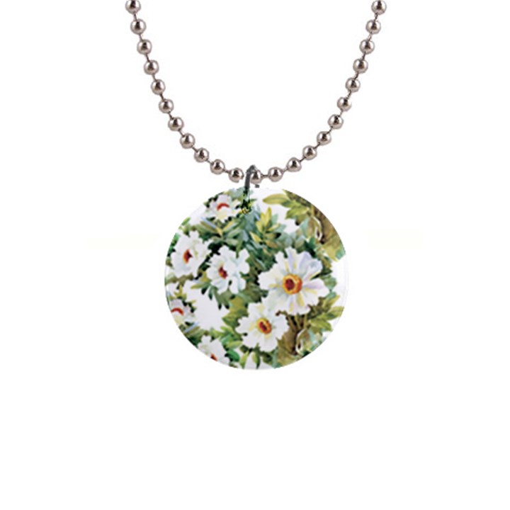 Сhamomile 1  Button Necklace