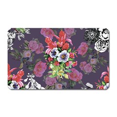 Purple Flowers Magnet (rectangular) by goljakoff