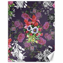 Purple Flowers Canvas 12  X 16  by goljakoff