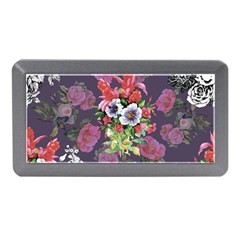 Purple Flowers Memory Card Reader (mini) by goljakoff