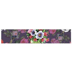 Purple Flowers Small Flano Scarf by goljakoff