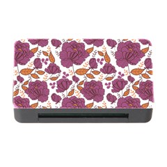 Pink Flowers Memory Card Reader With Cf