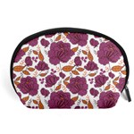 Pink flowers Accessory Pouch (Large) Front