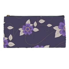 Purple Flowers Pencil Case by goljakoff