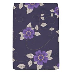 Purple Flowers Removable Flap Cover (l) by goljakoff