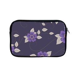 Purple Flowers Apple Macbook Pro 13  Zipper Case by goljakoff