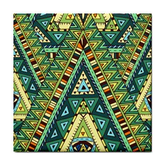 Native Mandala Tile Coaster by goljakoff