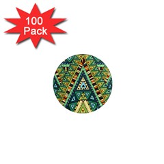 Native Mandala 1  Mini Magnets (100 Pack)  by goljakoff