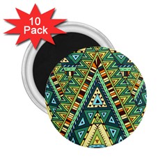 Native Mandala 2 25  Magnets (10 Pack)  by goljakoff