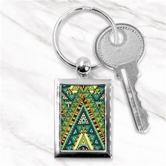 Native Mandala Key Chain (rectangle) by goljakoff