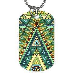 Native Mandala Dog Tag (one Side) by goljakoff