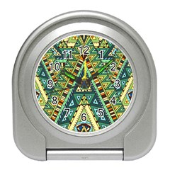 Native Mandala Travel Alarm Clock by goljakoff