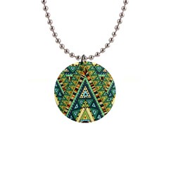 Native Mandala 1  Button Necklace by goljakoff