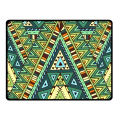 Native Mandala Fleece Blanket (small) by goljakoff