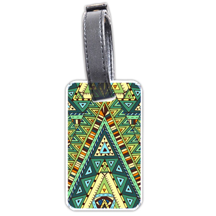 Native mandala Luggage Tag (one side)