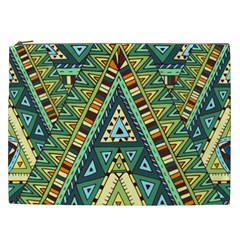 Native Mandala Cosmetic Bag (xxl) by goljakoff