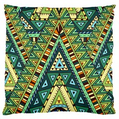 Native Mandala Large Flano Cushion Case (two Sides) by goljakoff