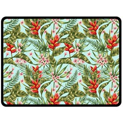 Spring Flora Fleece Blanket (large)  by goljakoff