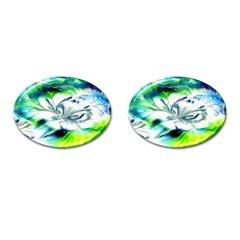 1lily Duvet Cufflinks (oval) by BrenZenCreations