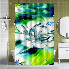 1lily Duvet Shower Curtain 48  X 72  (small)  by BrenZenCreations