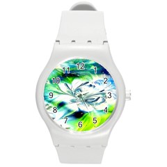 1lily Duvet Round Plastic Sport Watch (m)