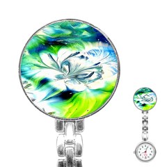 1lily Duvet Stainless Steel Nurses Watch by BrenZenCreations