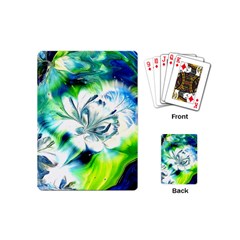 1lily Playing Cards Single Design (mini) by BrenZenCreations