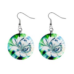 1lily Mini Button Earrings by BrenZenCreations