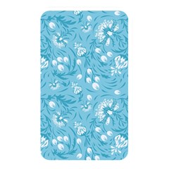 Blue White Flowers Memory Card Reader (rectangular) by Eskimos