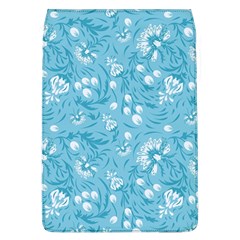 Blue White Flowers Removable Flap Cover (l) by Eskimos