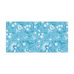 Blue White Flowers Yoga Headband by Eskimos