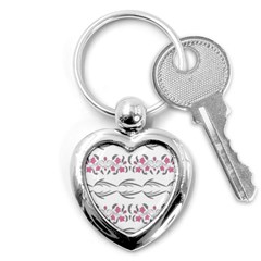 Folk Ornament Key Chain (heart) by Eskimos