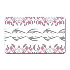 Folk Ornament Magnet (rectangular) by Eskimos