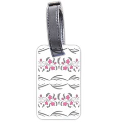 Folk Ornament Luggage Tag (one Side)