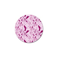 Dark Pink Flowers Golf Ball Marker (10 Pack) by Eskimos