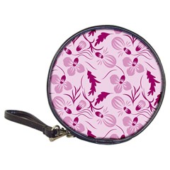 Dark Pink Flowers Classic 20-cd Wallets by Eskimos