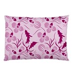 Dark pink flowers Pillow Case (Two Sides) Front