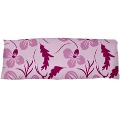 Dark Pink Flowers Body Pillow Case (dakimakura) by Eskimos