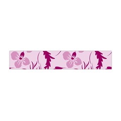 Dark Pink Flowers Flano Scarf (mini) by Eskimos