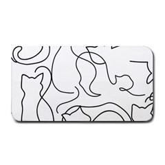 Cats Line Art  Medium Bar Mats by Sobalvarro