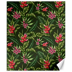 Tropical Flowers Canvas 8  X 10  by goljakoff